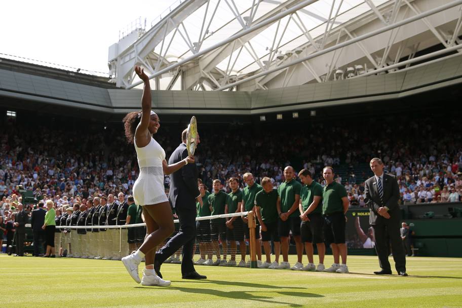 Serena fa tris: dopo Melbourne e Parigi anche Londra  sua. Ne manca una sola per il Grande Slam. Gi, una sola, ma.... Action